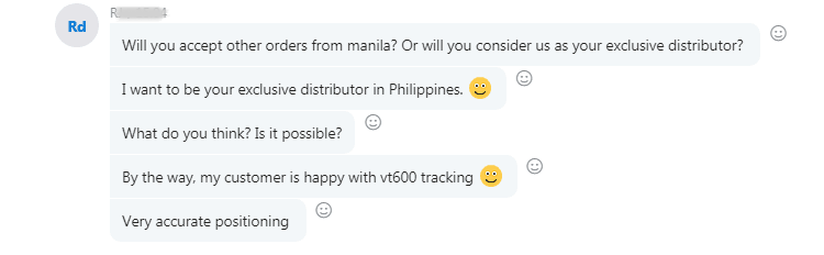 Philippines gps tracker customer feedback